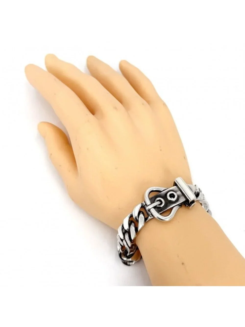 Hermes Bracelet Brookserie MM Star 925 Sterling Silver